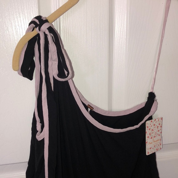 NWT Free People one shoulder tie top. - Picture 4 of 7